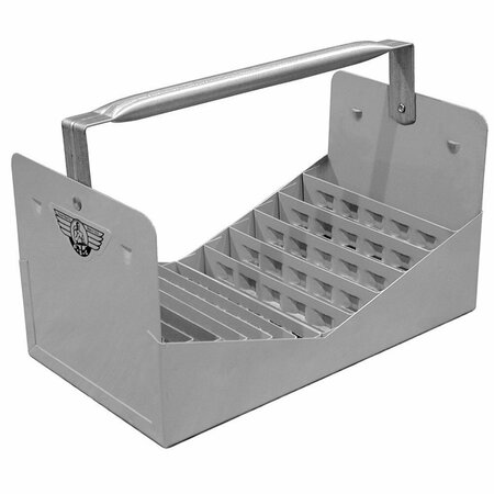 JONES STEPHENS Combo Steel Nipple Caddy, 1/2 in. and 3/4 in. Size 12-1/8 in. x 7 in. x 6-1/2 in. N70575